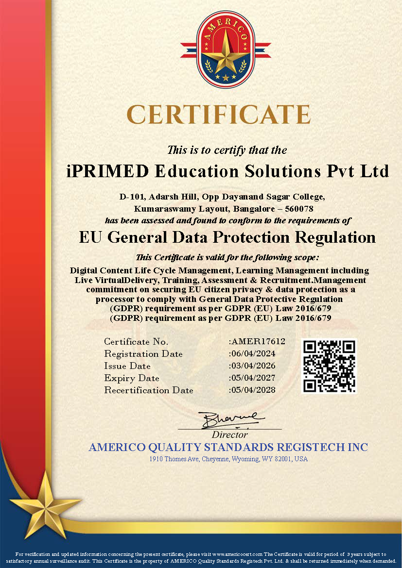 Americo-GDPR-iPRIMED Education Solutions Pvt Ltd[1]